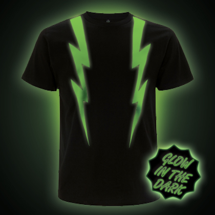 Glow in the Dark Lightning Strikes T-shirt