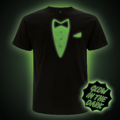 Glow in the dark Tuxedo t-shirt