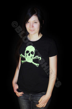 Glow in the dark Skull Women's T-shirt