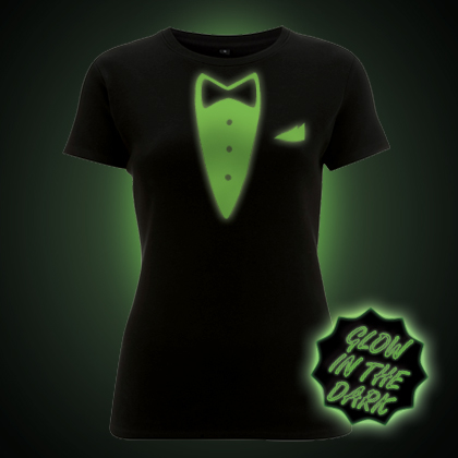Glow in the dark Tuxedo Women's t-shirt
