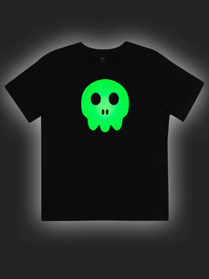 Glow in the dark Cute Skull Children's T-shirt