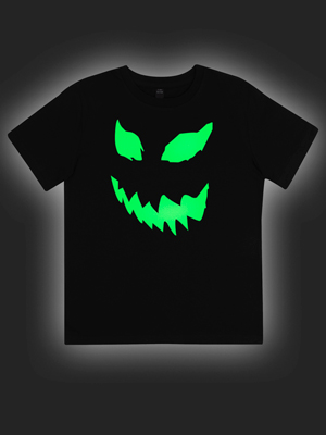 Scary Pumpkin Glow in the dark Children's T-shirt