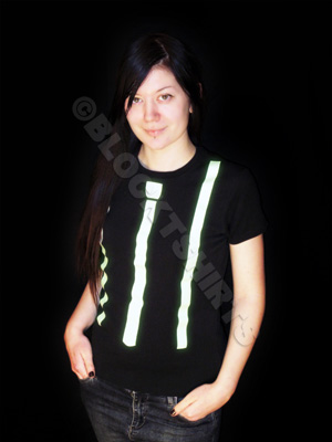 Glow in the dark Tie and Braces Women's T-Shirt