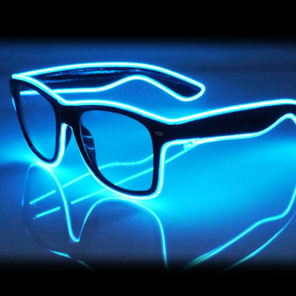 Blue Glow Glasses 