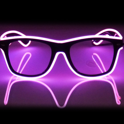 Purple Glow Glasses