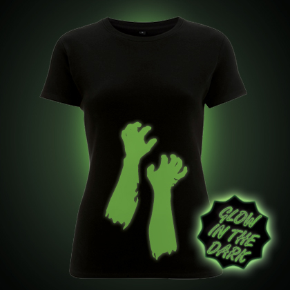 Glow in the dark Zombie Arms Women's T-Shirt