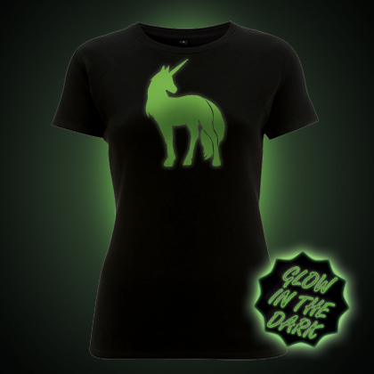 Glow in the dark Unicorn Women's T-Shirt 