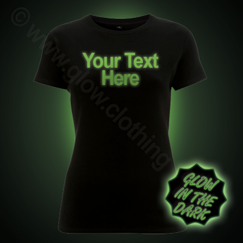 Custom Glow in the Dark Women's T-Shirt